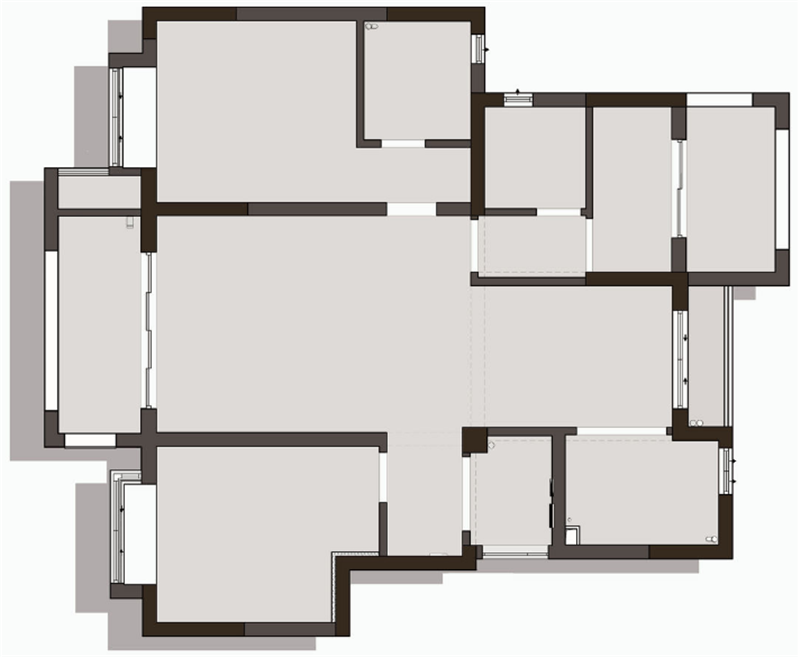 118㎡現代簡約三居室，全屋奶油色裝飾，溫柔優雅恬靜舒適